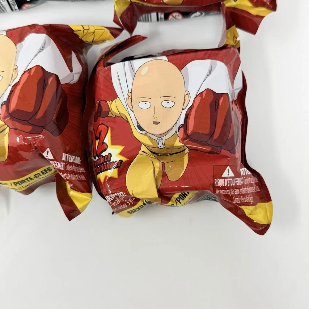 One Punch Man Backpack Hangers Blind Bag Lot of 4 New Sealed Random Figures